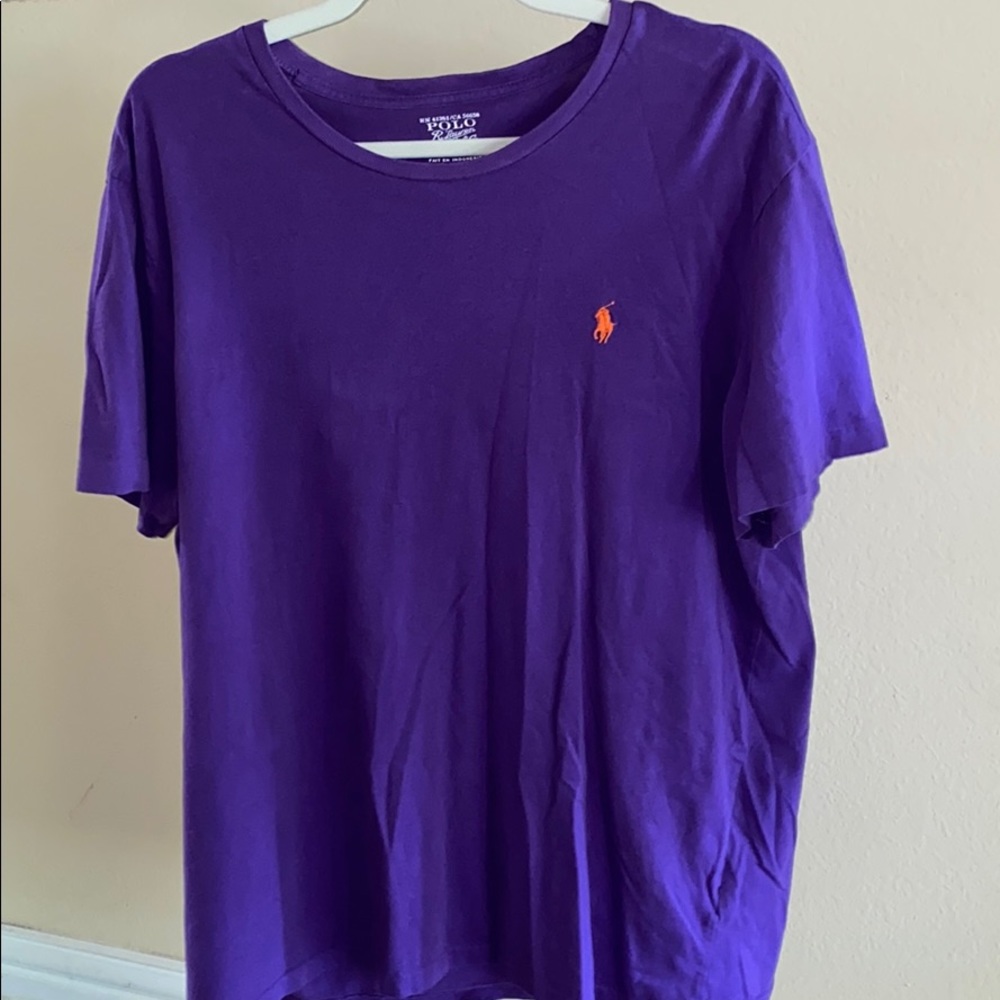 Polo by Ralph Lauren Purple T-Shirt XL